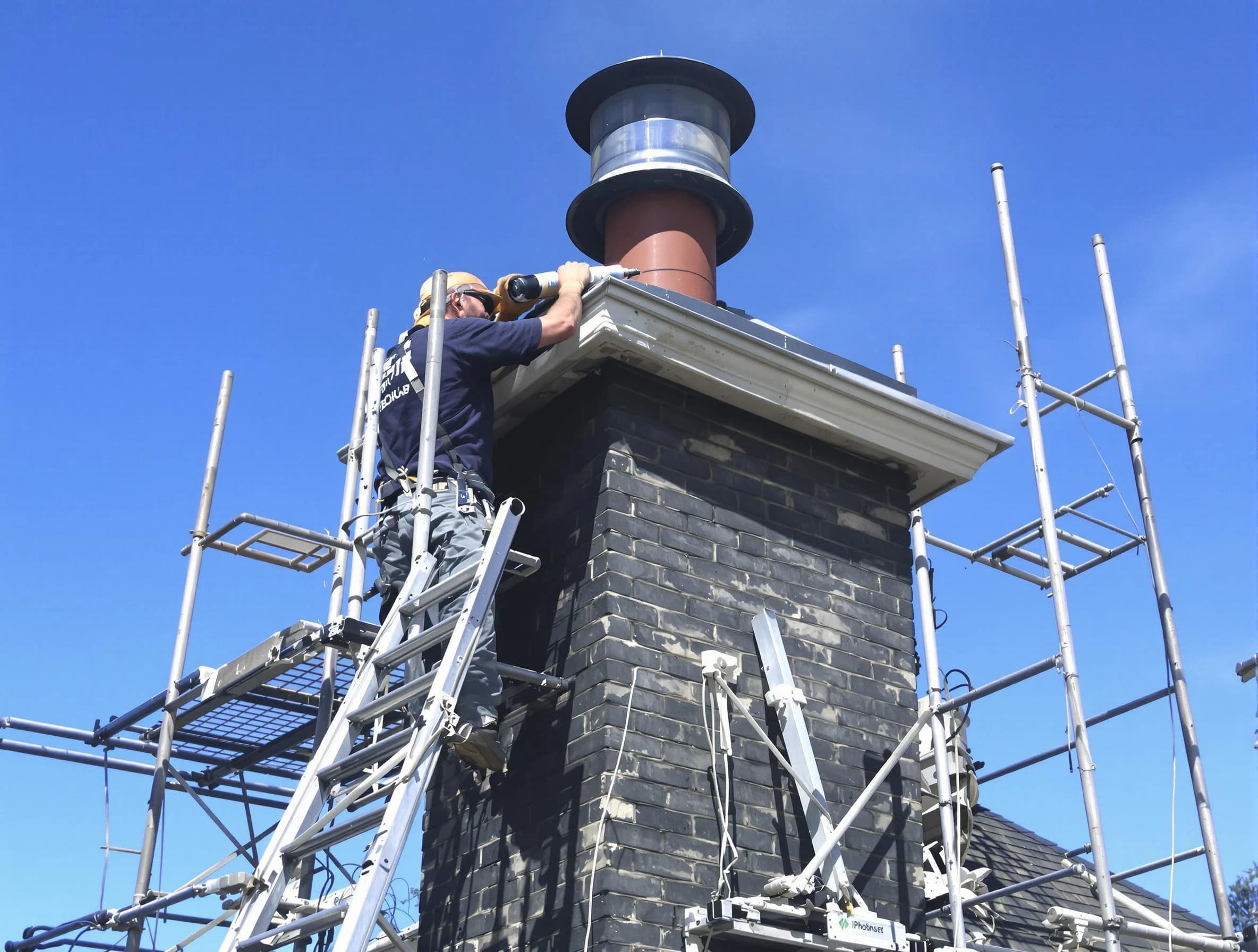 Sturdy chimney crown finished by Federal Heights Chimney Sweep in Federal Heights, CO