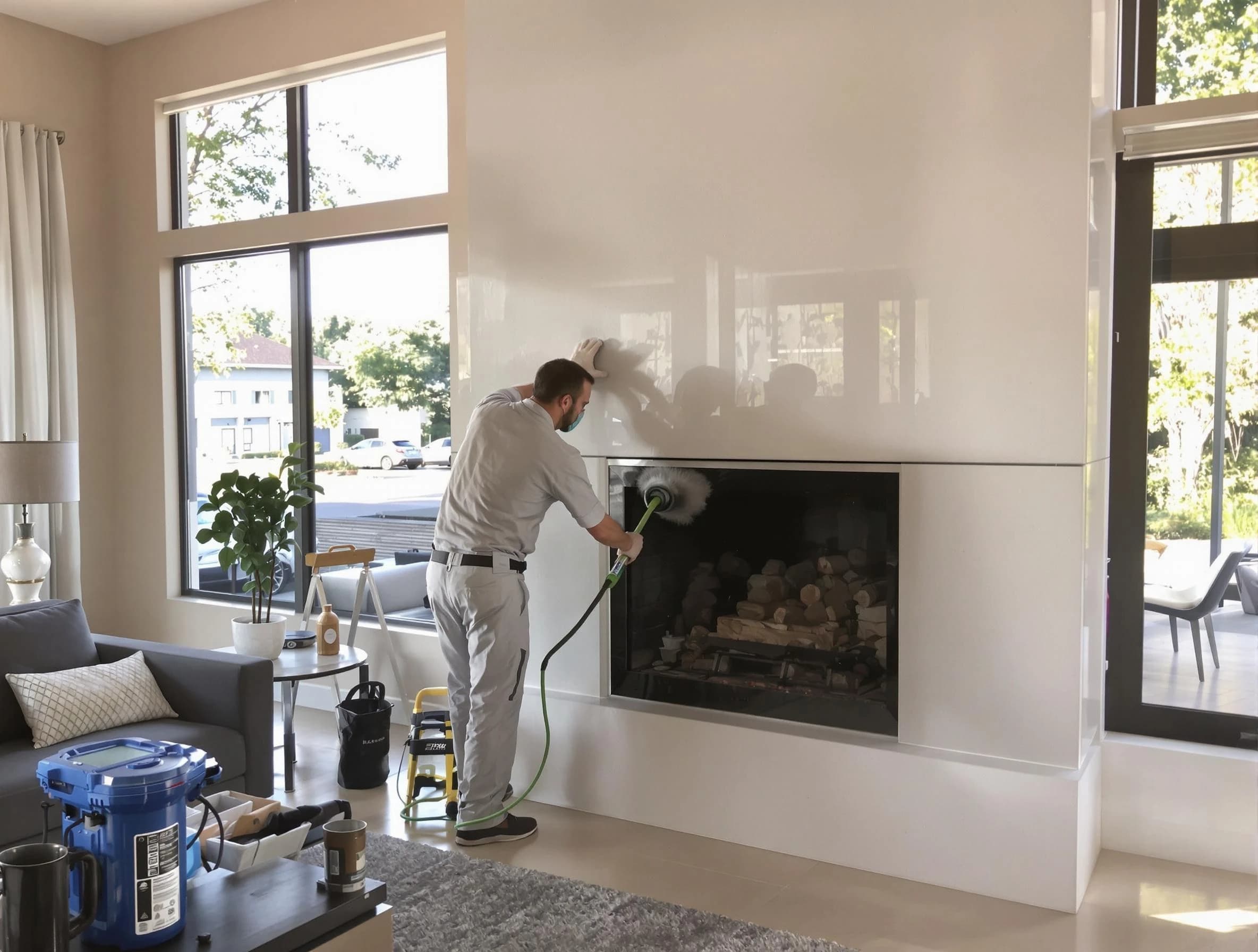 Federal Heights Chimney Sweep performing thorough soot removal in Federal Heights, CO