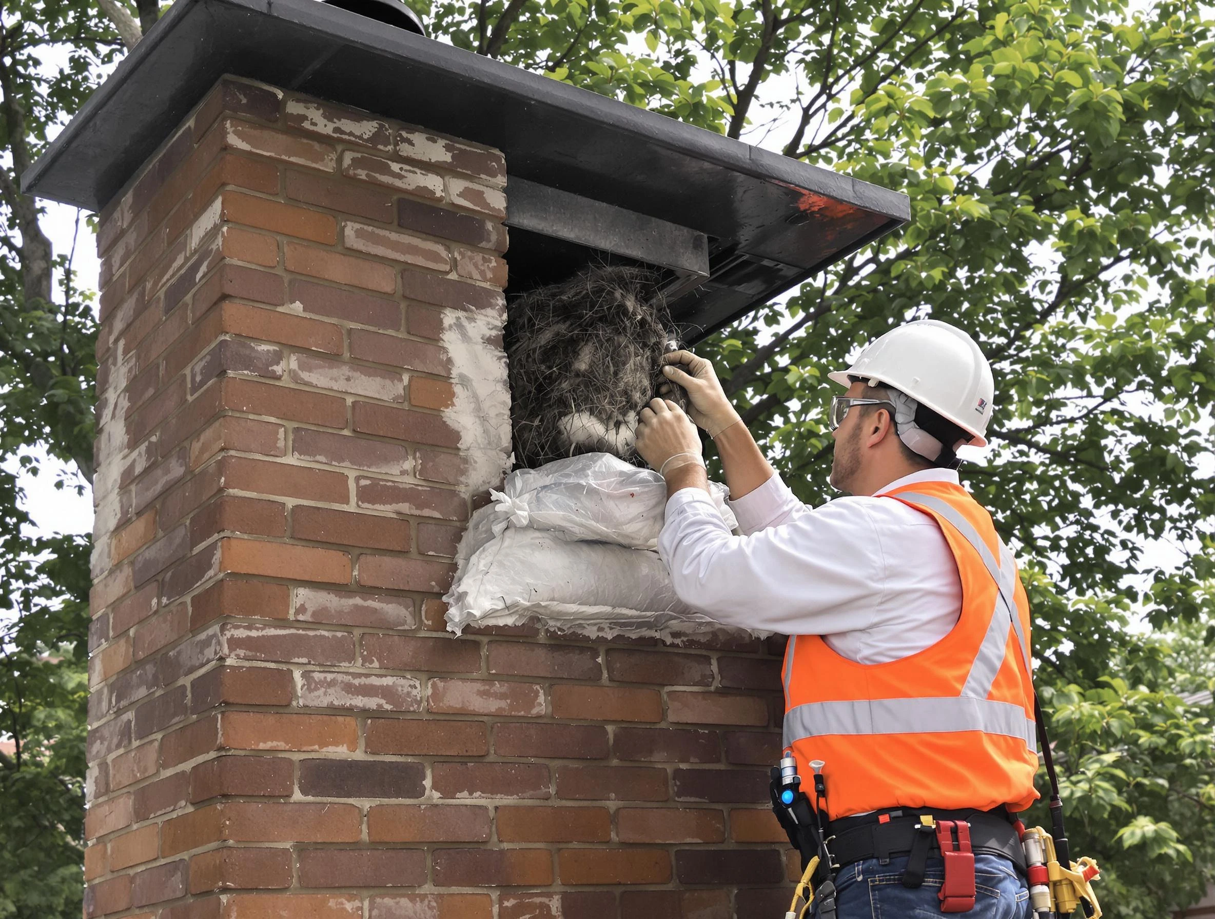 Humane removal of debris and animals by Federal Heights Chimney Sweep in Federal Heights, CO
