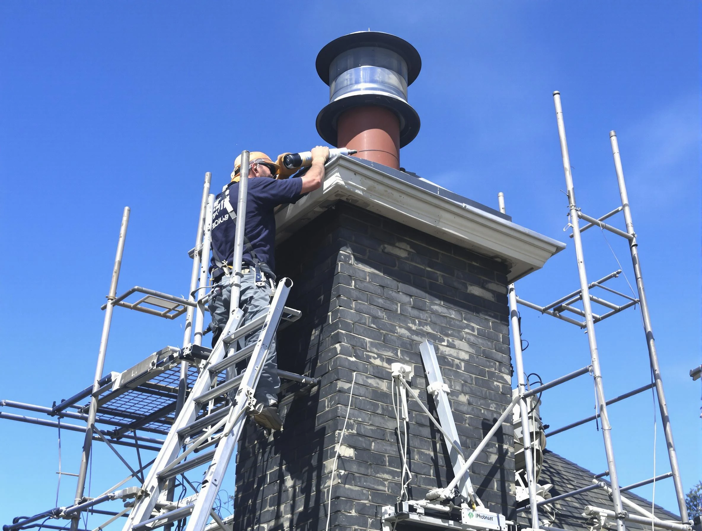 Sturdy chimney crown finished by Federal Heights Chimney Sweep in Federal Heights, CO