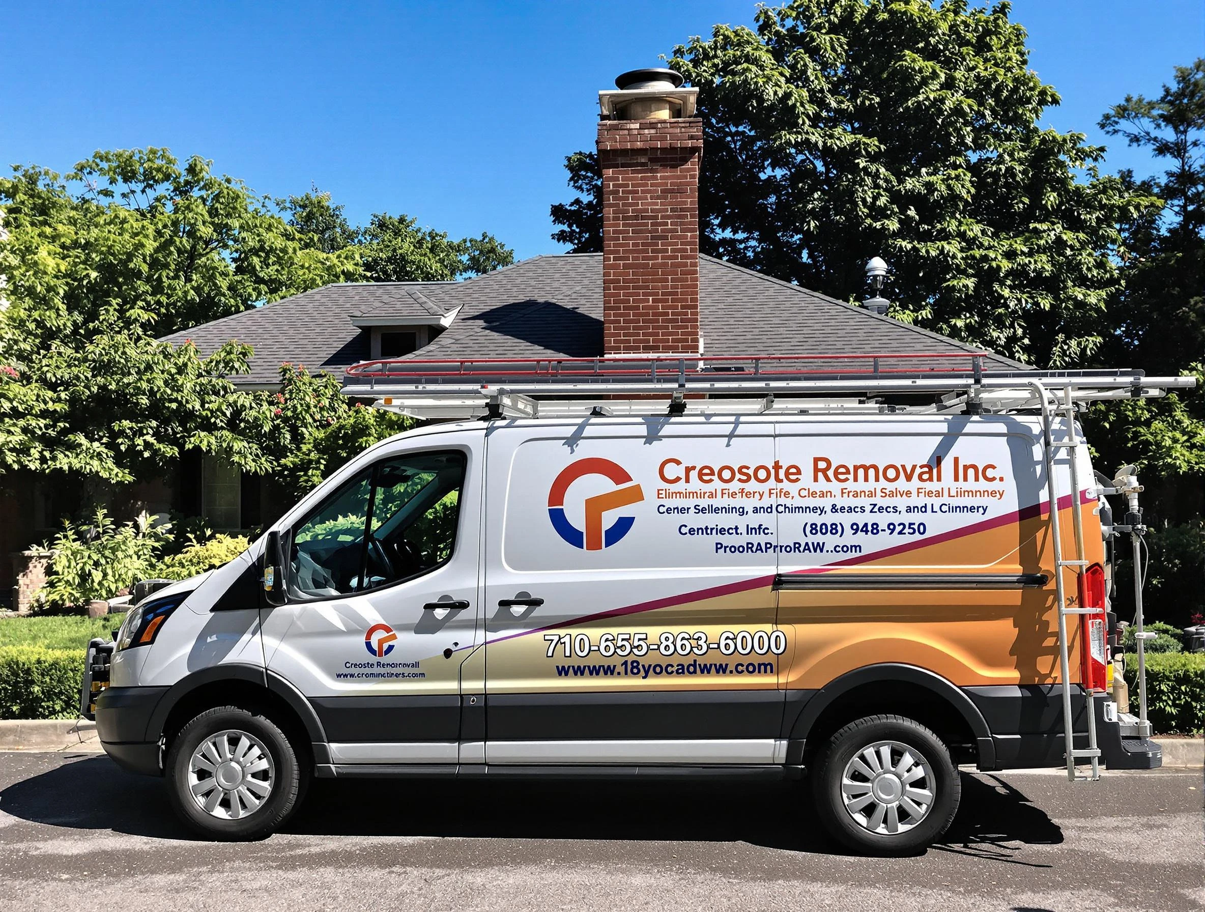 Federal Heights Chimney Sweep technician removing creosote safely in Federal Heights, CO